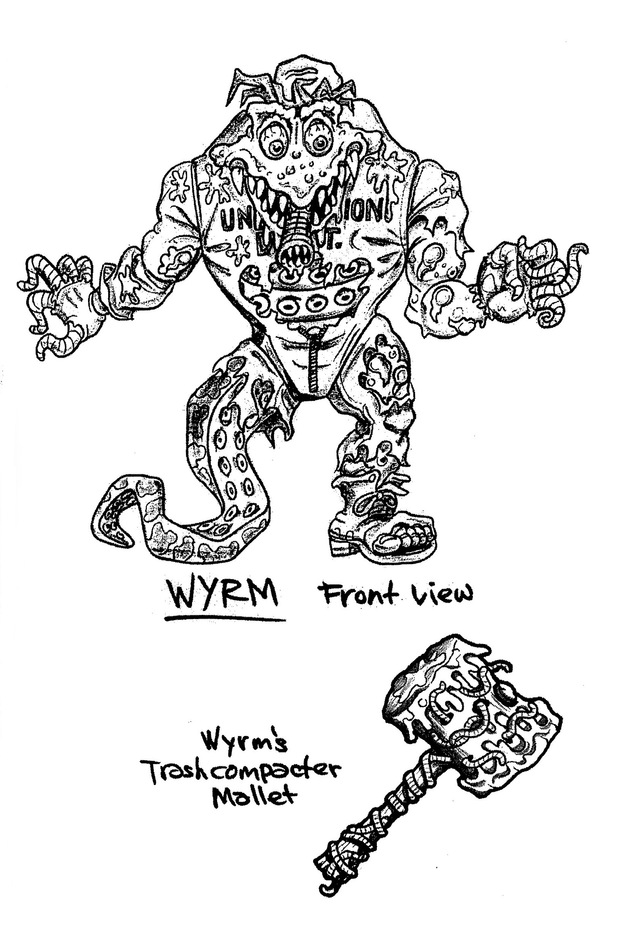 Wyrm sketch by David Arshawsky